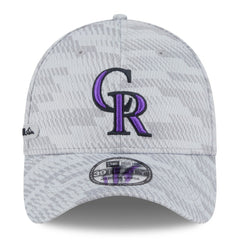 Colorado Rockies 2025 MLB Clubhouse 39THIRTY Flex Hat Gray