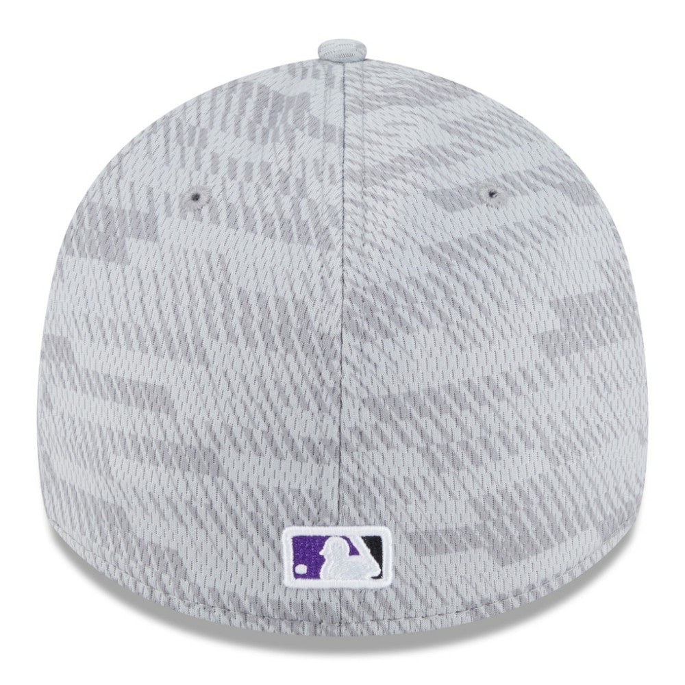 Colorado Rockies 2025 MLB Clubhouse 39THIRTY Flex Hat Gray