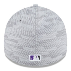 Colorado Rockies 2025 MLB Clubhouse 39THIRTY Flex Hat Gray