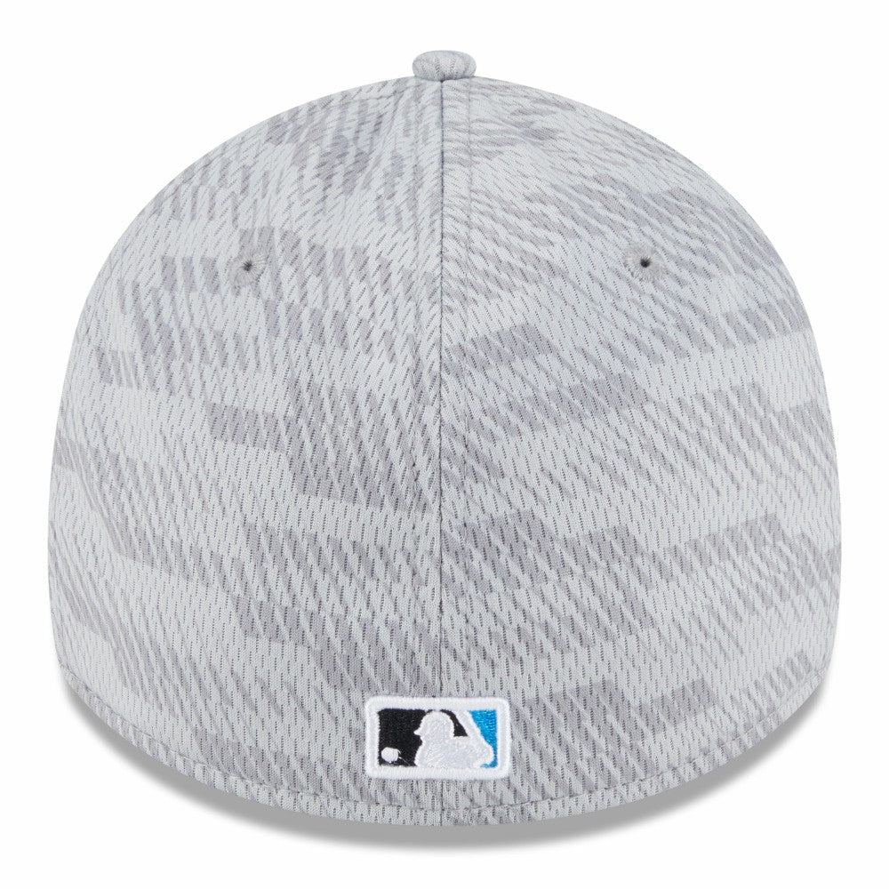 Miami Marlins 2025 MLB Clubhouse 39THIRTY Flex Hat Gray