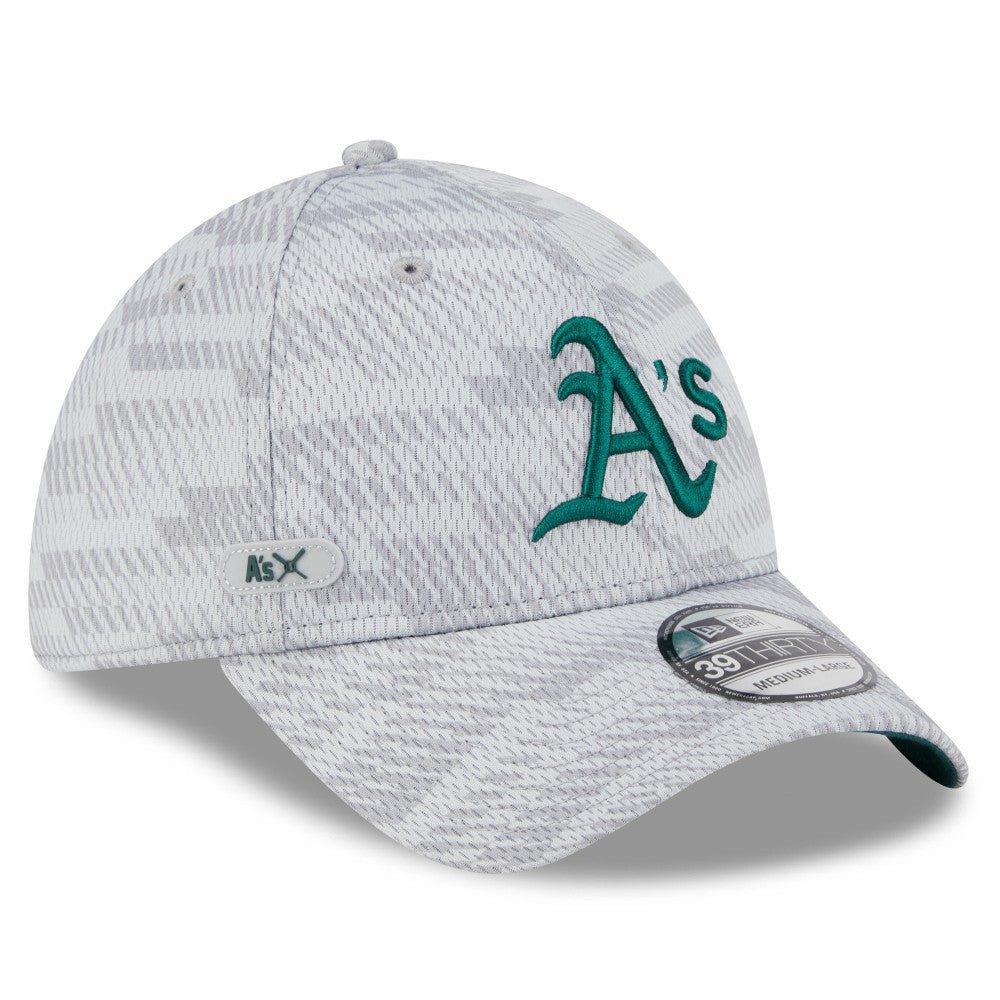 Athletics 2025 MLB Clubhouse 39THIRTY Flex Hat Gray