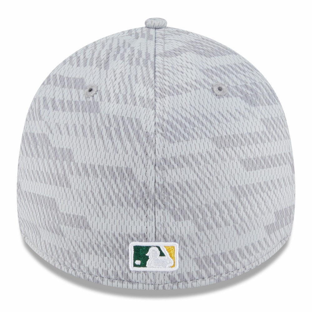 Athletics 2025 MLB Clubhouse 39THIRTY Flex Hat Gray