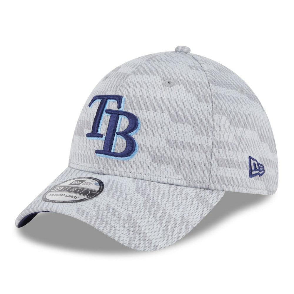 Tampa Bay Rays 2025 MLB Clubhouse 39THIRTY Flex Hat Gray