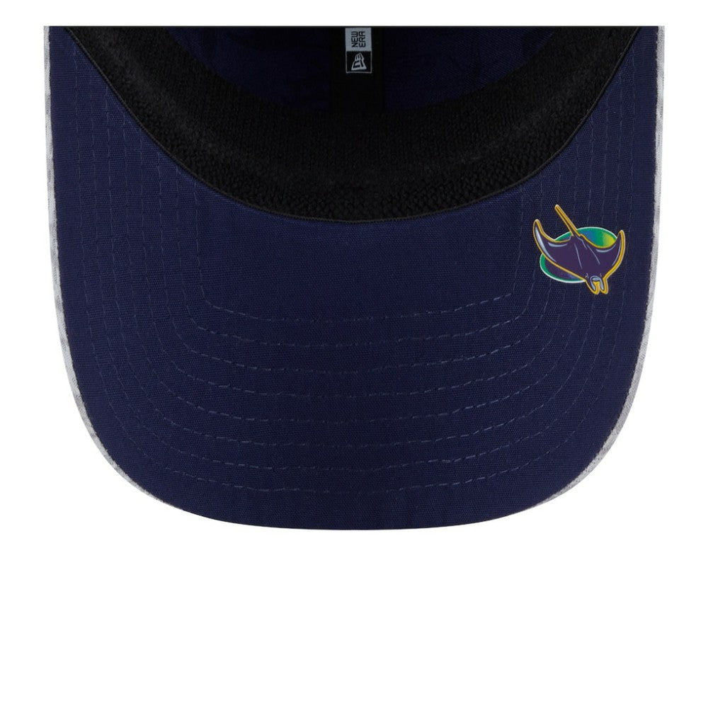 Tampa Bay Rays 2025 MLB Clubhouse 39THIRTY Flex Hat Gray