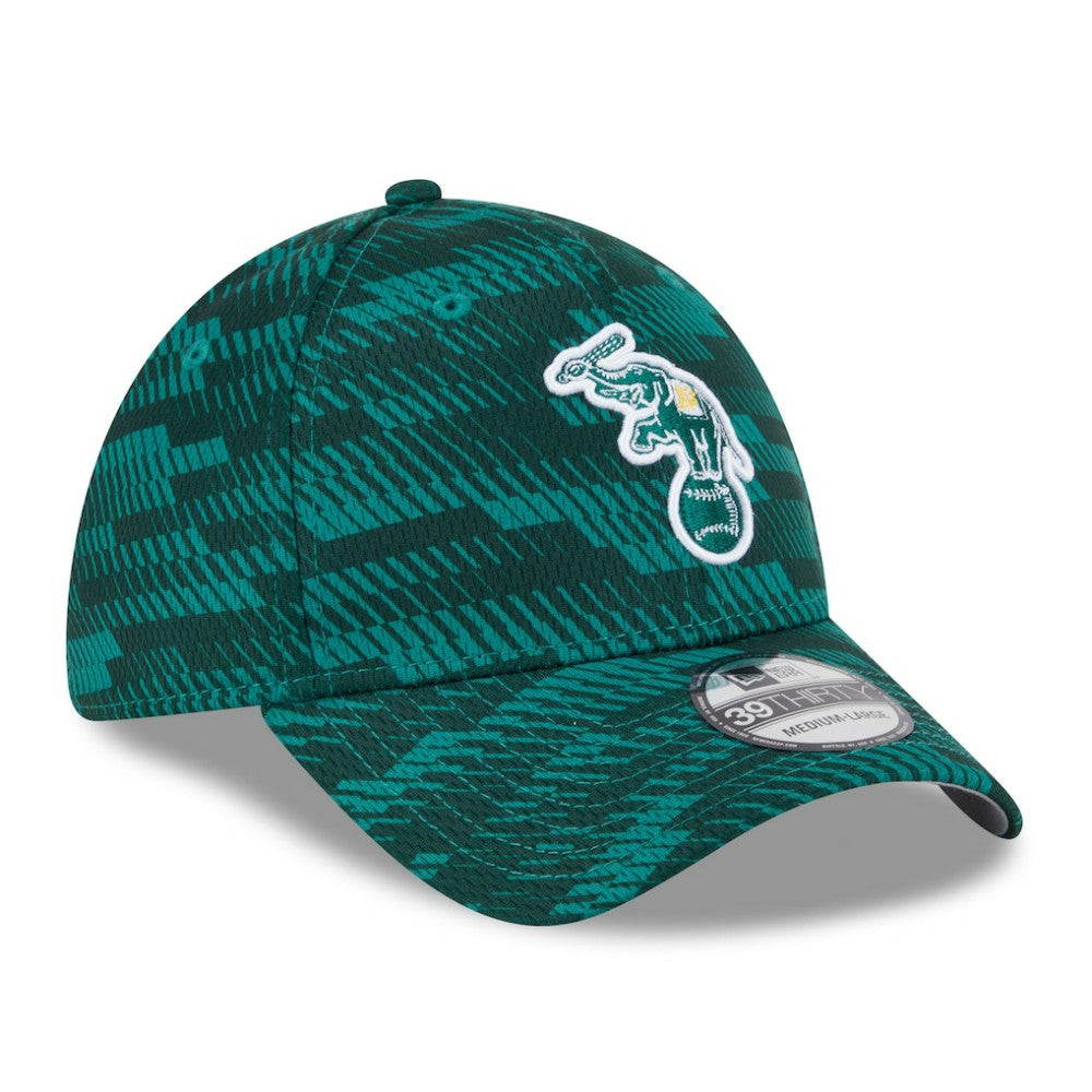 Athletics 2025 MLB Clubhouse 39THIRTY Flex Hat Green