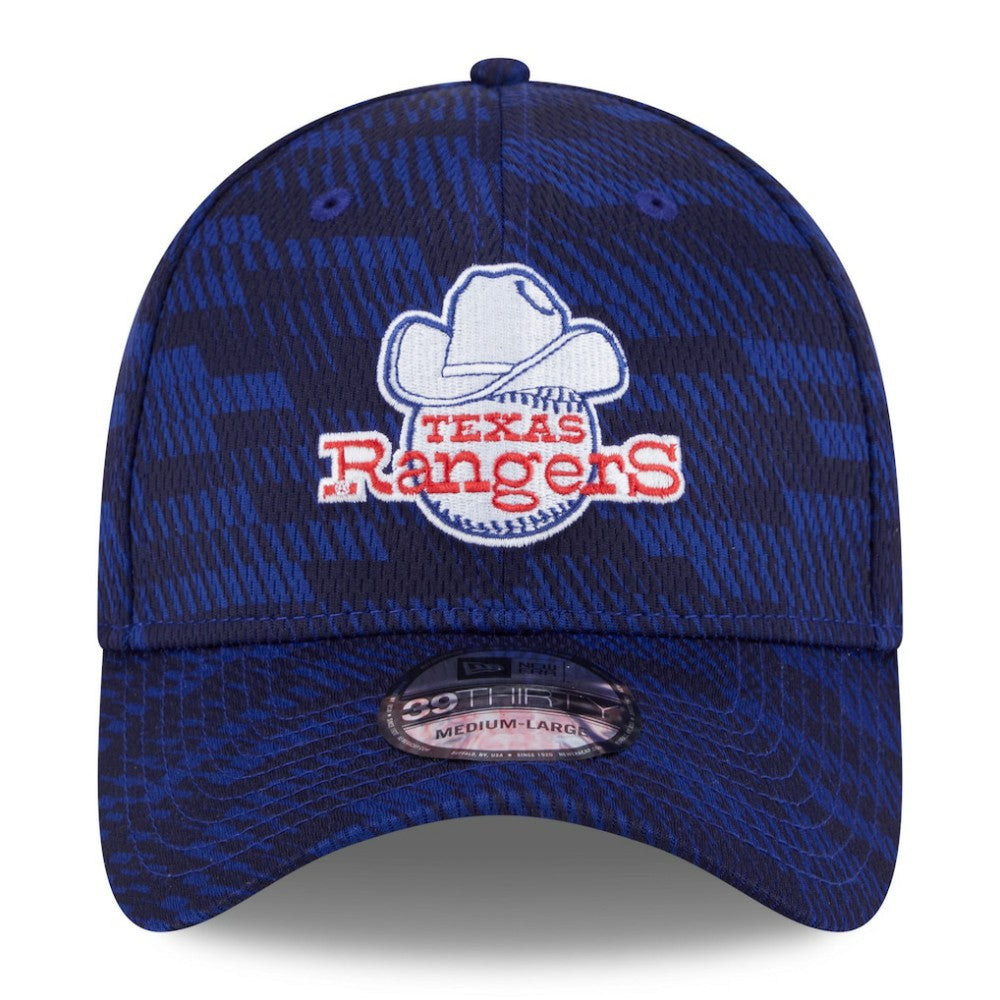Texas Rangers 2025 MLB Clubhouse 39THIRTY Flex Hat Royal