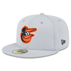 Baltimore Orioles 2025 MLB Clubhouse 59FIFTY Fitted Hat Gray