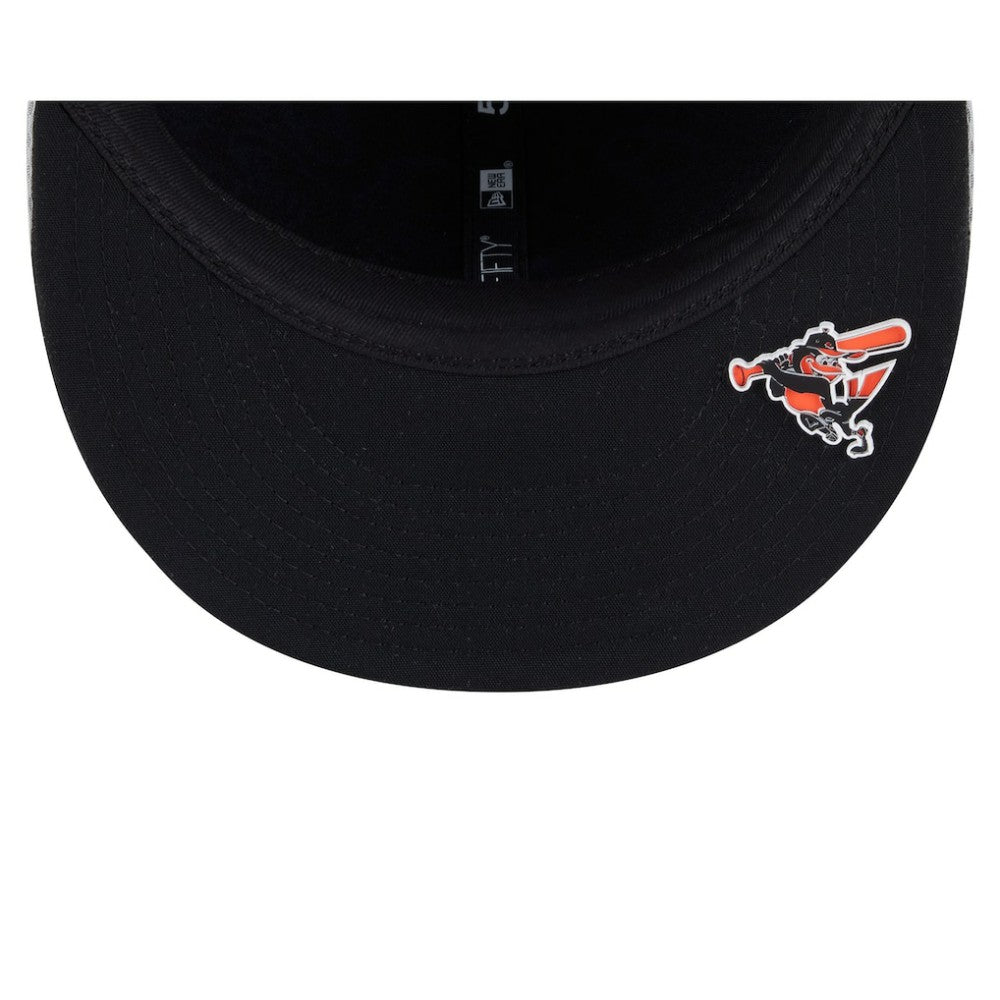Baltimore Orioles 2025 MLB Clubhouse 59FIFTY Fitted Hat Gray