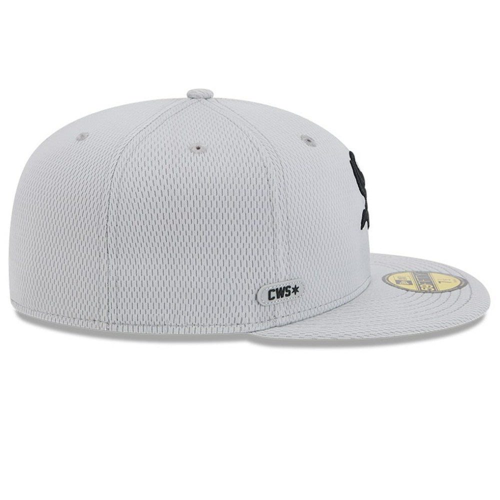 Chicago White Sox 2025 MLB Clubhouse 59FIFTY Fitted Hat Gray