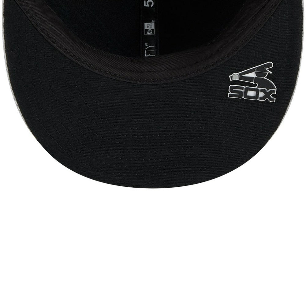 Chicago White Sox 2025 MLB Clubhouse 59FIFTY Fitted Hat Gray