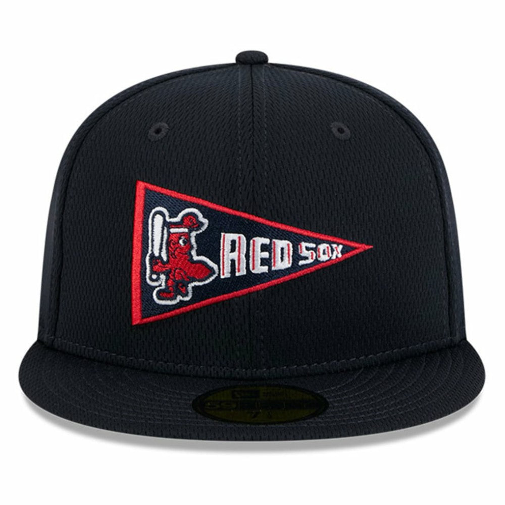Boston Red Sox 2025 MLB Clubhouse 59FIFTY Fitted Hat Navy