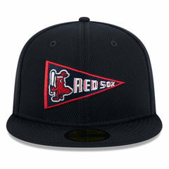 Boston Red Sox 2025 MLB Clubhouse 59FIFTY Fitted Hat Navy