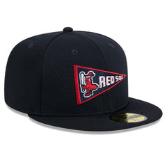 Boston Red Sox 2025 MLB Clubhouse 59FIFTY Fitted Hat Navy