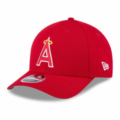 Los Angeles Angels 2025 MLB Clubhouse 9FORTY Adjustable Hat Red