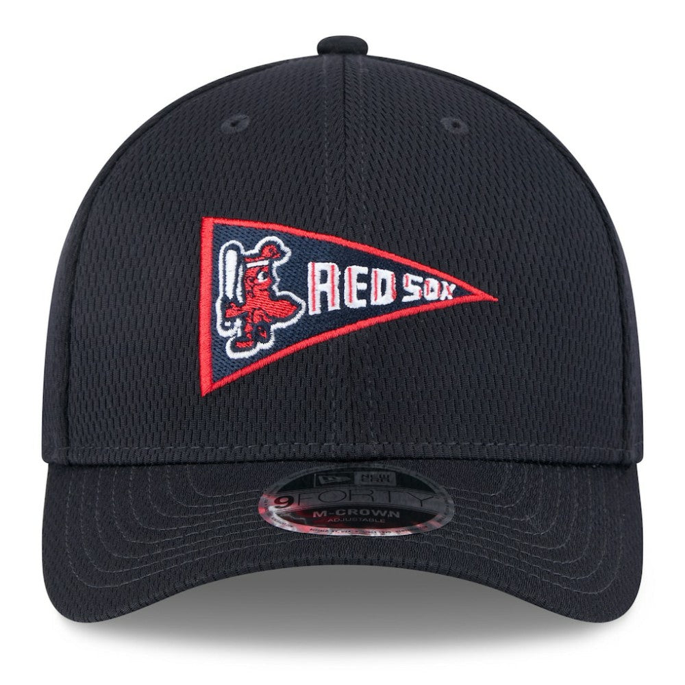Boston Red Sox 2025 MLB Clubhouse 9FORTY M-Crown Adjustable Hat Navy