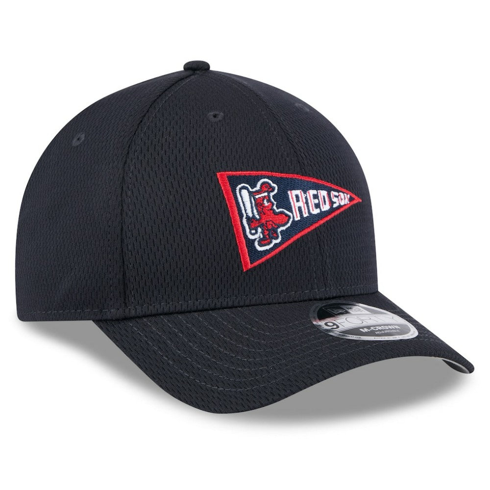 Boston Red Sox 2025 MLB Clubhouse 9FORTY M-Crown Adjustable Hat Navy