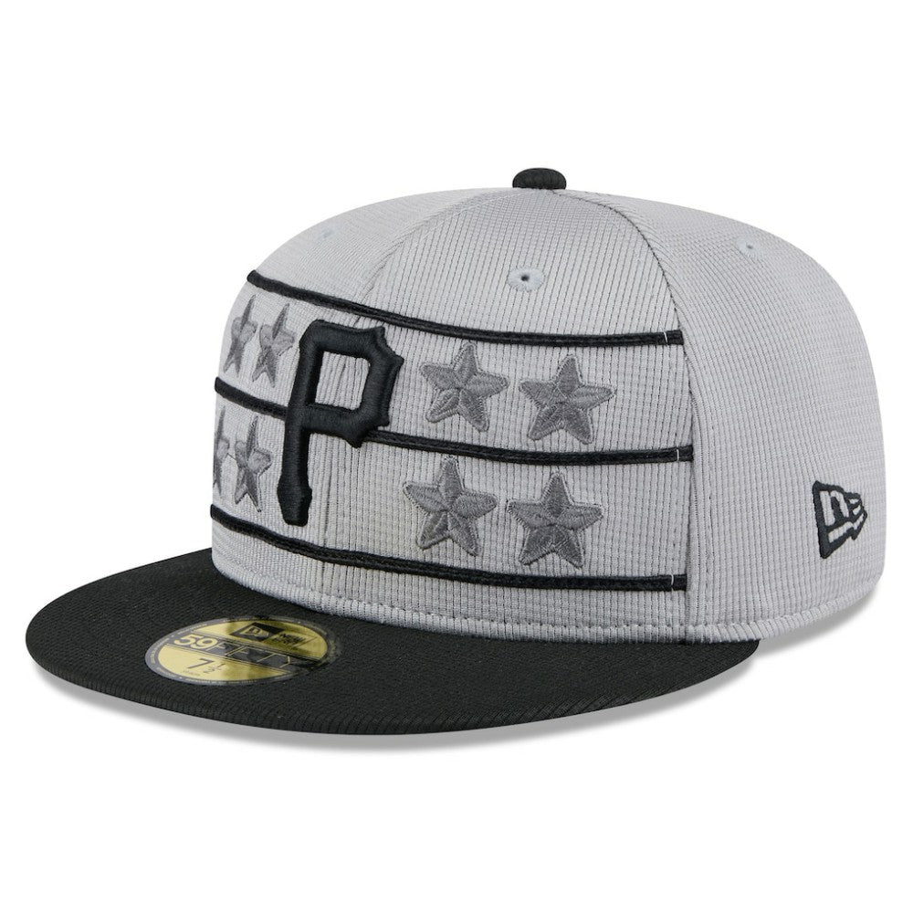 Pittsburgh Pirates 2025 Batting Practice 59FIFTY Fitted Hat Gray/Black