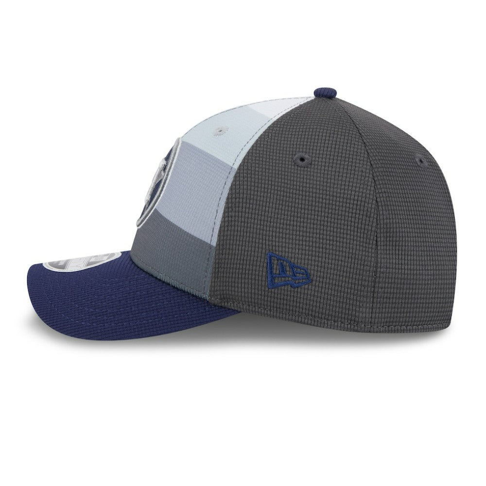 Houston Astros 2025 Batting Practice 9FORTY M-Crown Adjustable Hat Gray/Navy