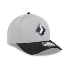 Chicago White Sox 2025 Batting Practice 9FORTY M-Crown Adjustable Hat Gray/Black