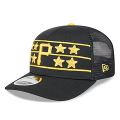 Pittsburgh Pirates 2025 Batting Practice 9SEVENTY Stretch-Snap Trucker Hat Black