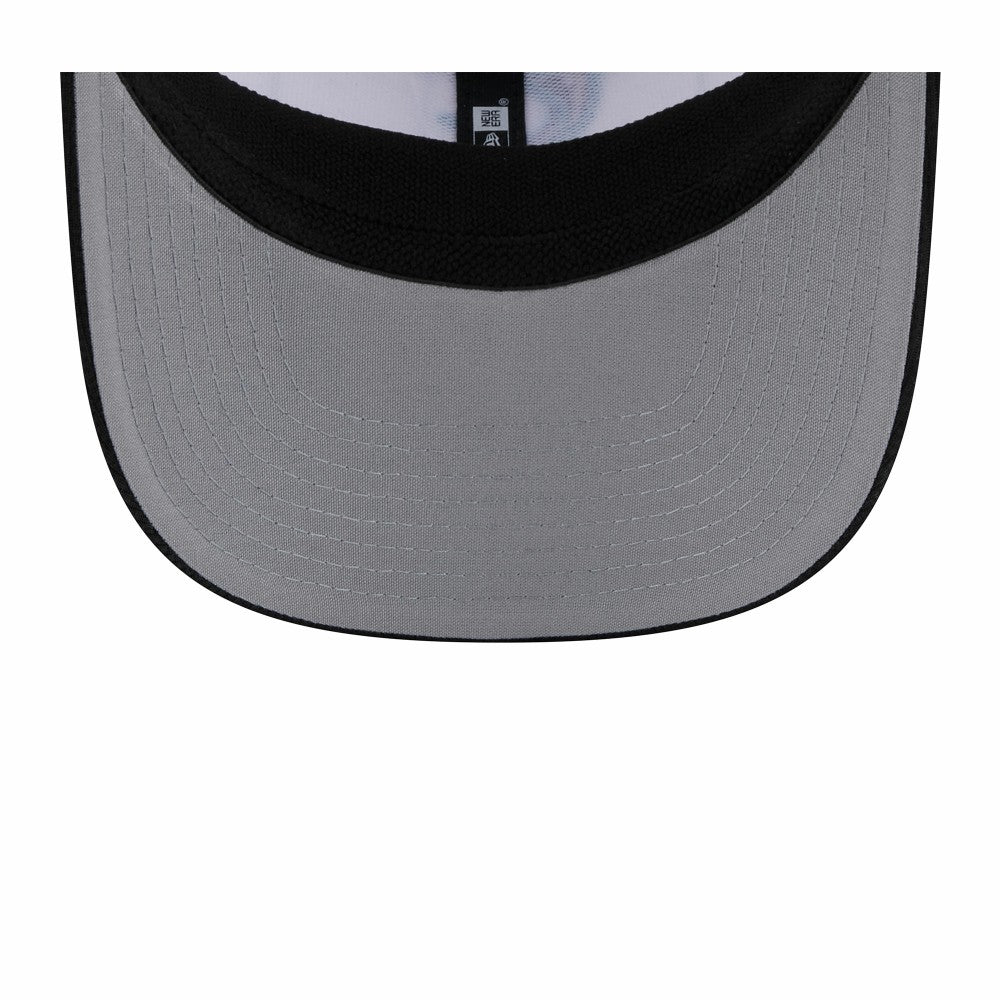 Miami Marlins 2025 Batting Practice 9SEVENTY Stretch-Snap Trucker Hat White/Black