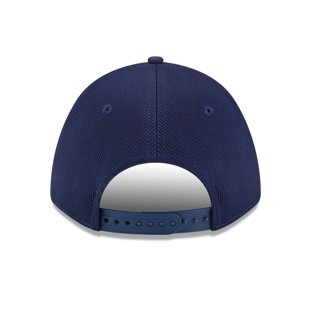 Houston Astros 2025 Batting Practice 9FORTY M-Crown Adjustable Hat Navy/Orange