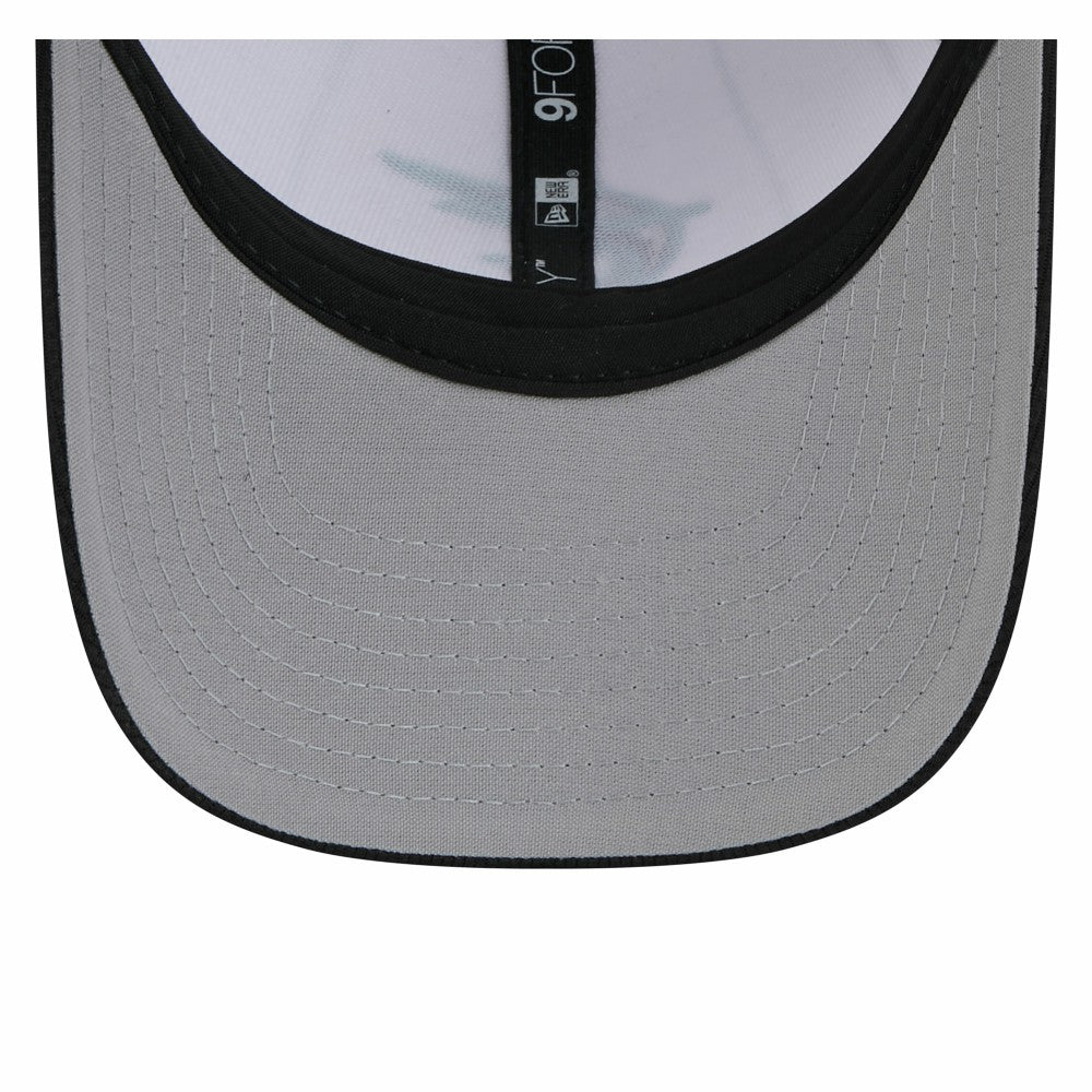Miami Marlins 2025 Batting Practice 9FORTY M-Crown Adjustable Hat White/Black