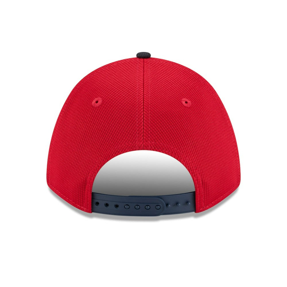Washington Nationals 2025 Batting Practice 9FORTY M-Crown Adjustable Hat Red/Black