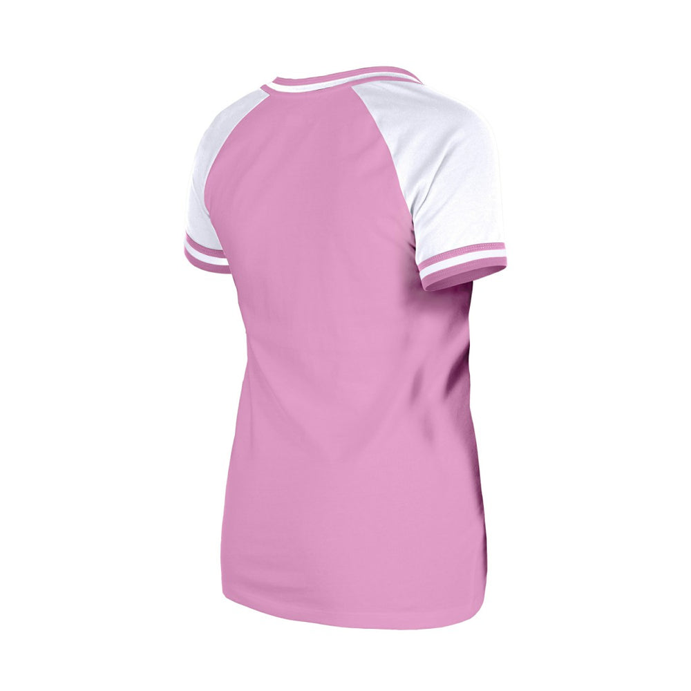Detroit Lions New Era Women's Mommy & Me V-Neck T-Shirt - Pink cheap