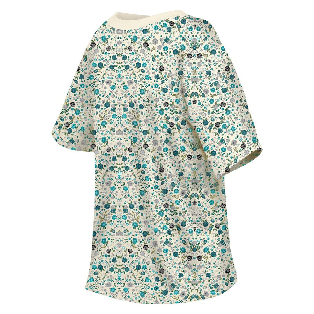 Philadelphia Eagles New Era Women's Glam Game Floral Scoop Neck T-Shirt - Cream sale