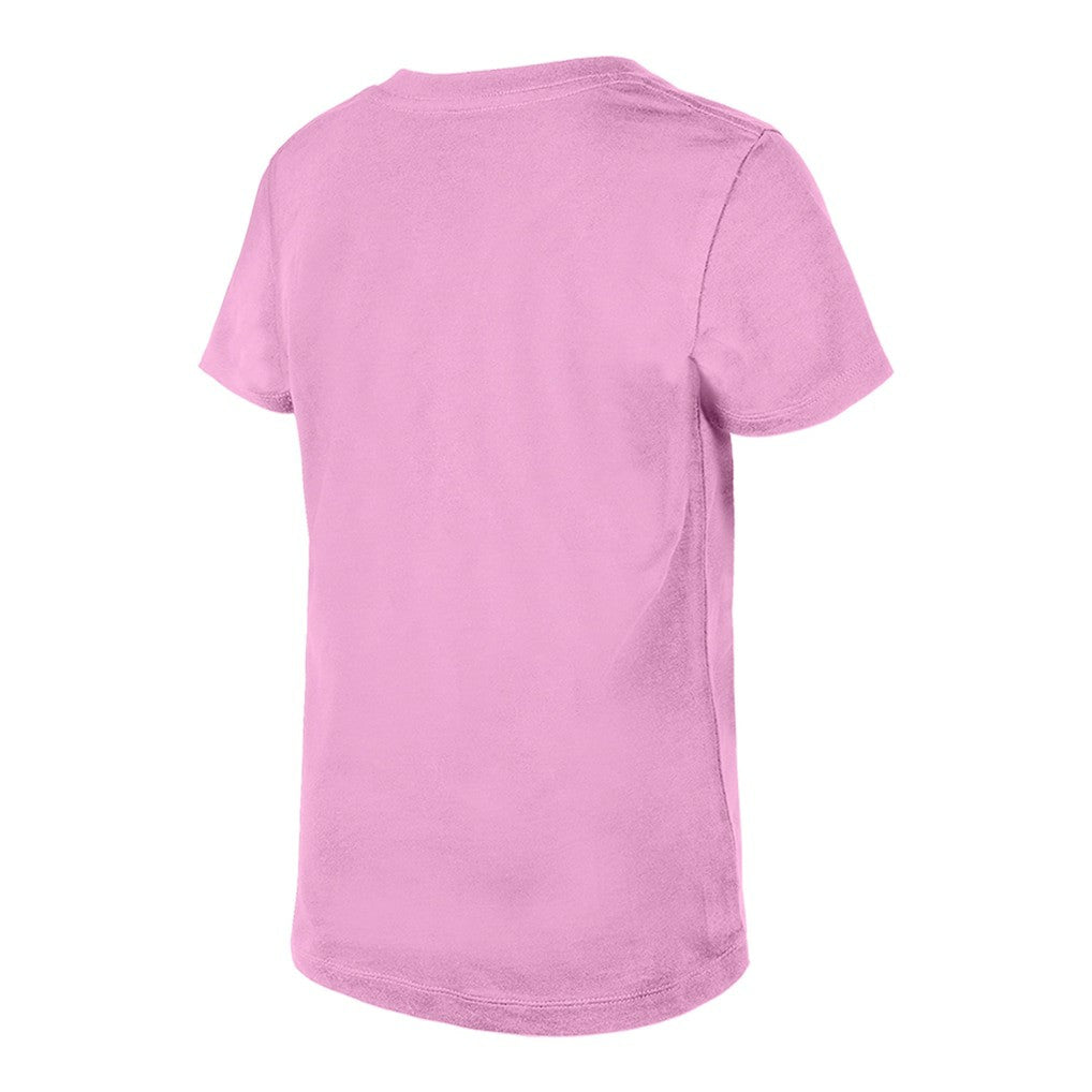 Kansas City Chiefs New Era Girls Youth Flip Sequins V-Neck T-Shirt - Pink online