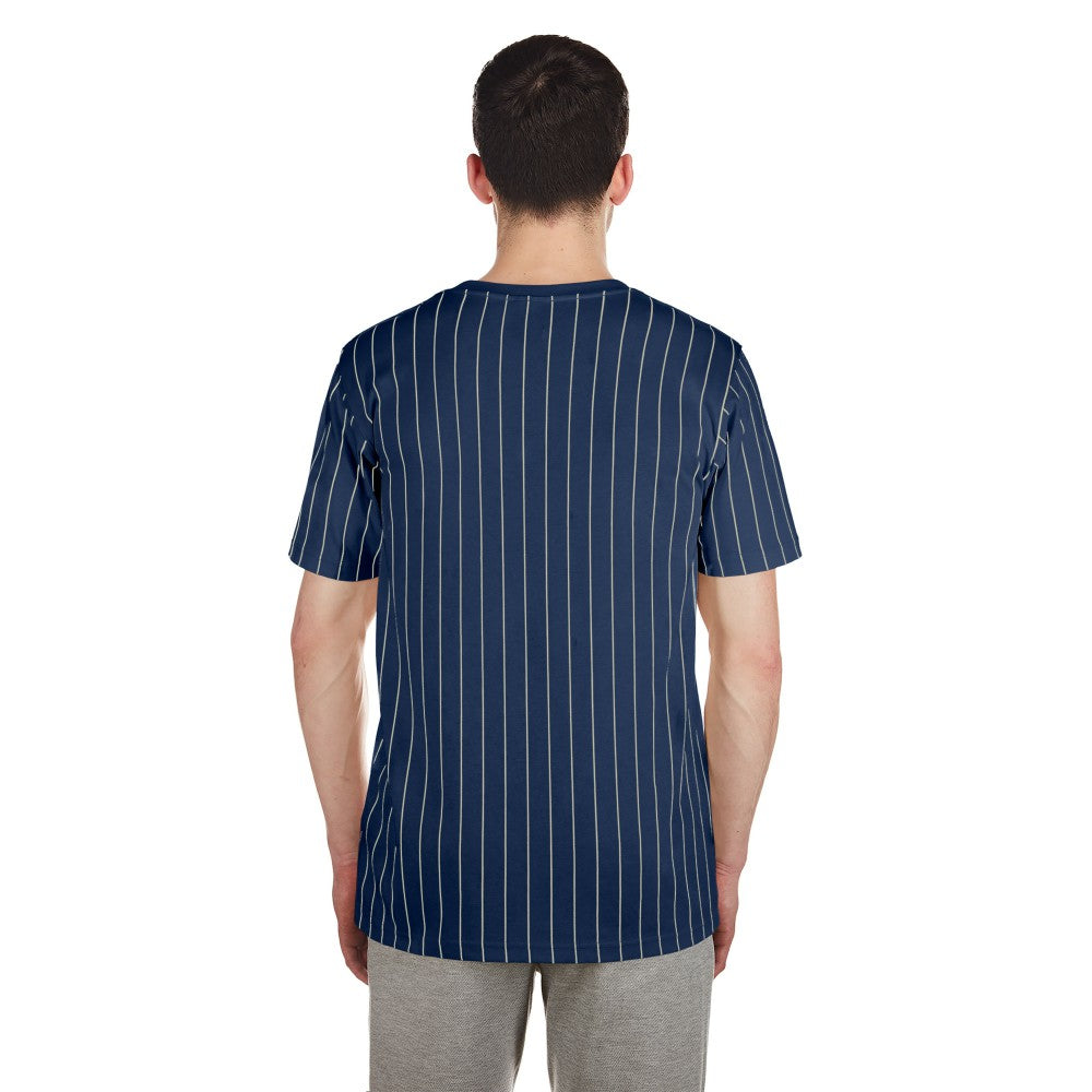 Minnesota Twins Throwback Pinstripe T-Shirt Navy