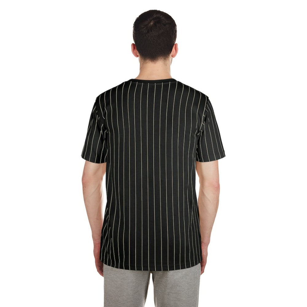San Francisco Giants Throwback Pinstripe T-Shirt Black
