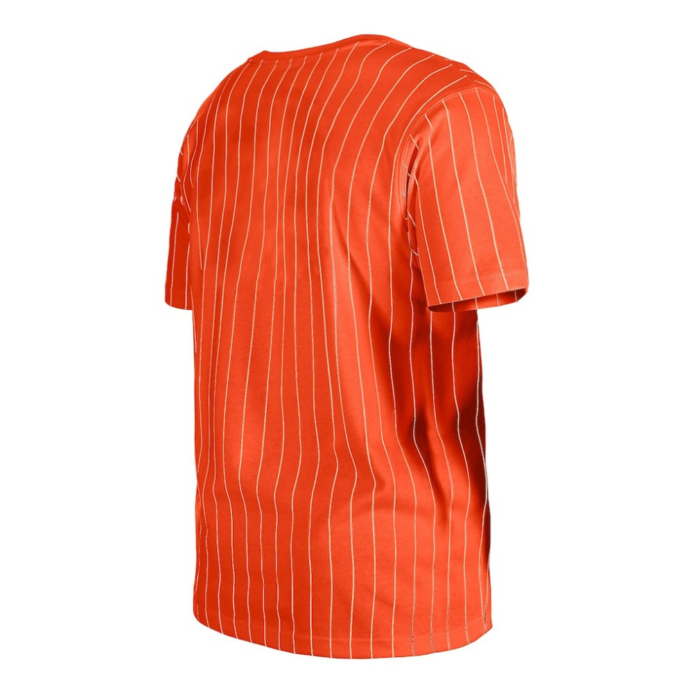 Baltimore Orioles Throwback Pinstripe T-Shirt Orange