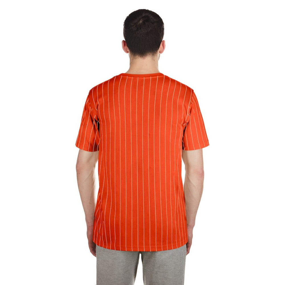 Baltimore Orioles Throwback Pinstripe T-Shirt Orange