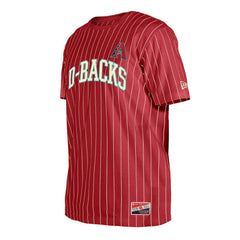Arizona Diamondbacks Throwback Pinstripe T-Shirt Red