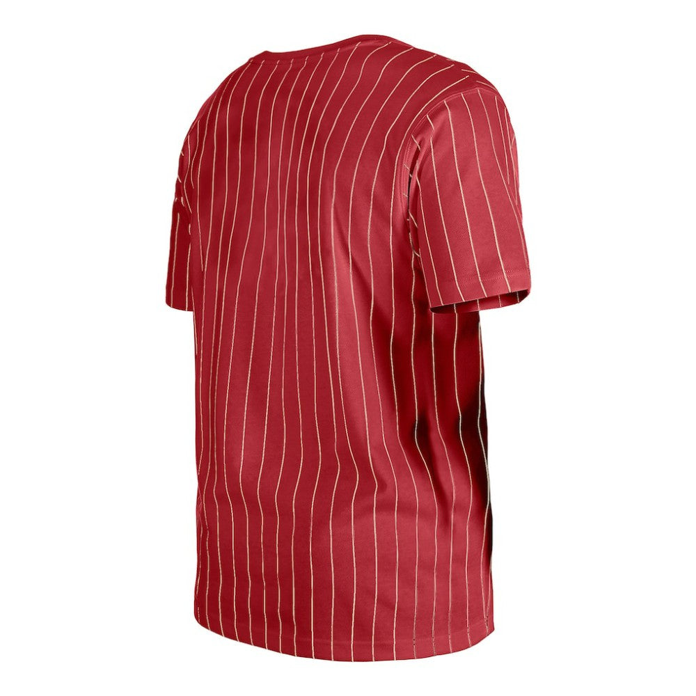 Arizona Diamondbacks Throwback Pinstripe T-Shirt Red