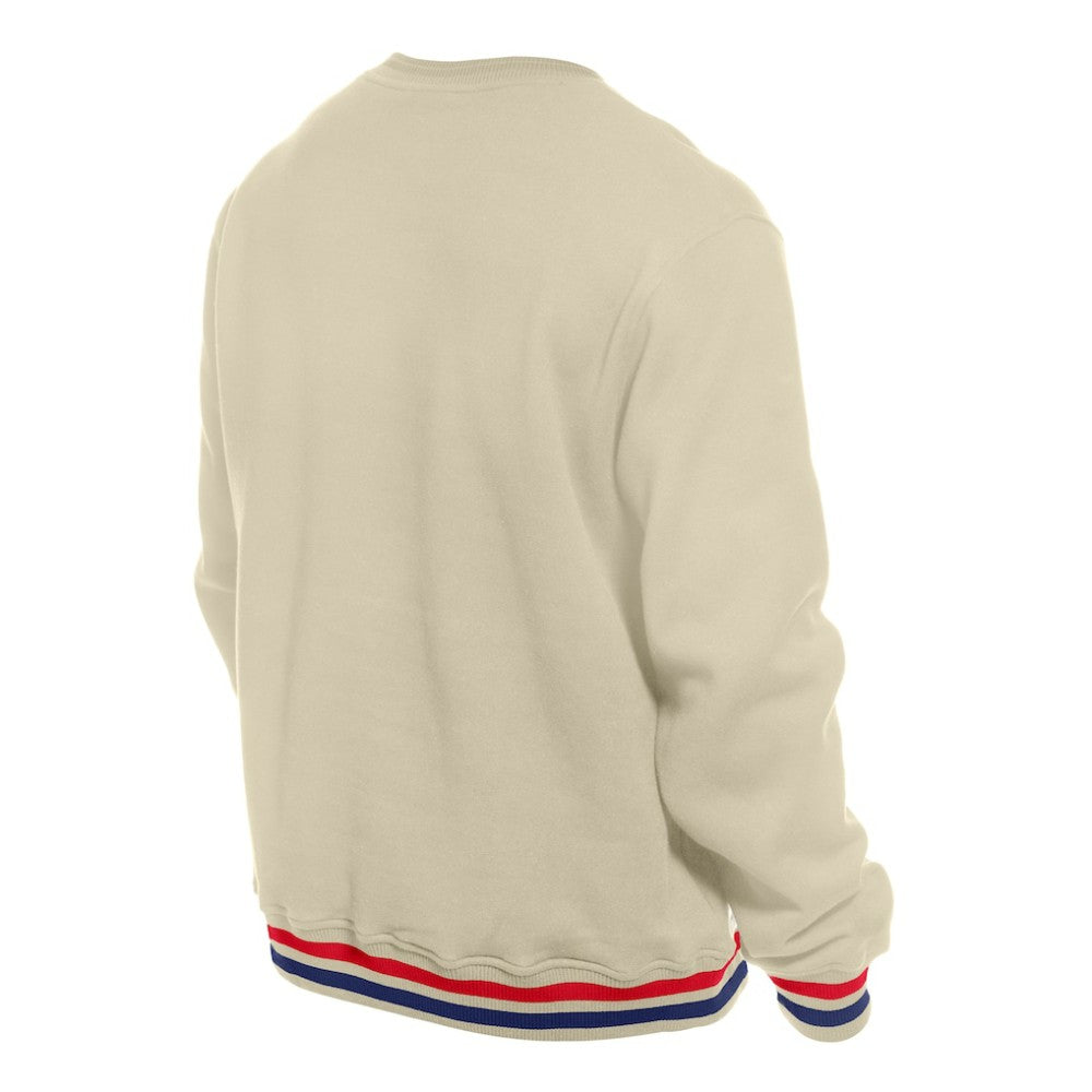 Philadelphia Phillies Throwback Pullover Sweatshirt Cream