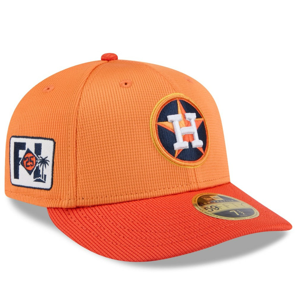 Houston Astros 2025 Spring Training Low Profile 59FIFTY Fitted Hat Orange