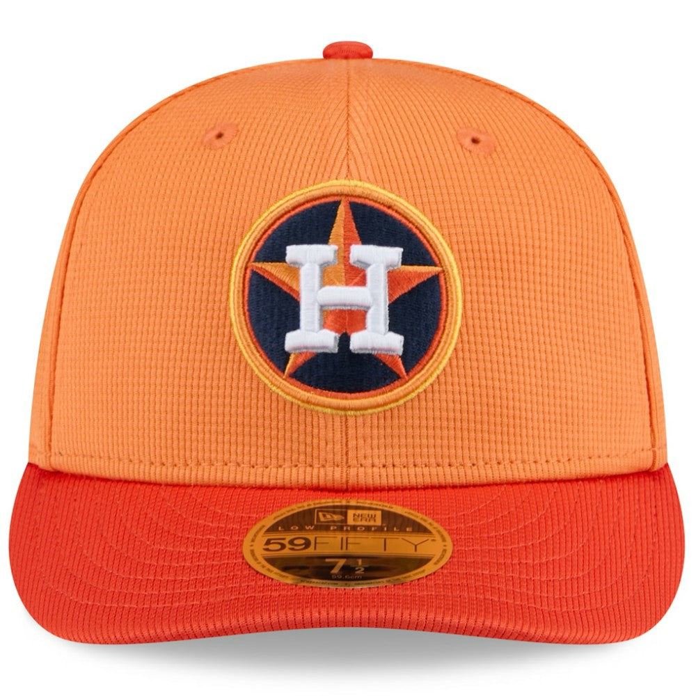 Houston Astros 2025 Spring Training Low Profile 59FIFTY Fitted Hat Orange