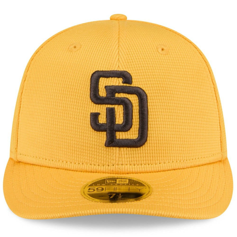 San Diego Padres 2025 Spring Training Low Profile 59FIFTY Fitted Hat Gold