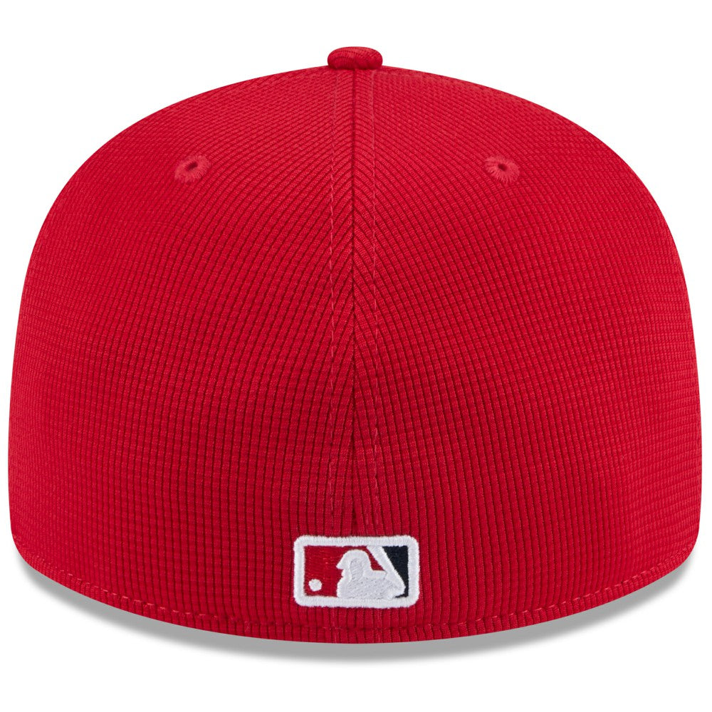 Los Angeles Angels 2025 Spring Training Low Profile 59FIFTY Fitted Hat Red