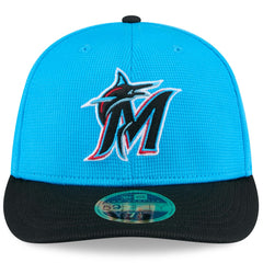 Miami Marlins 2025 Spring Training Low Profile 59FIFTY Fitted Hat Blue/Black