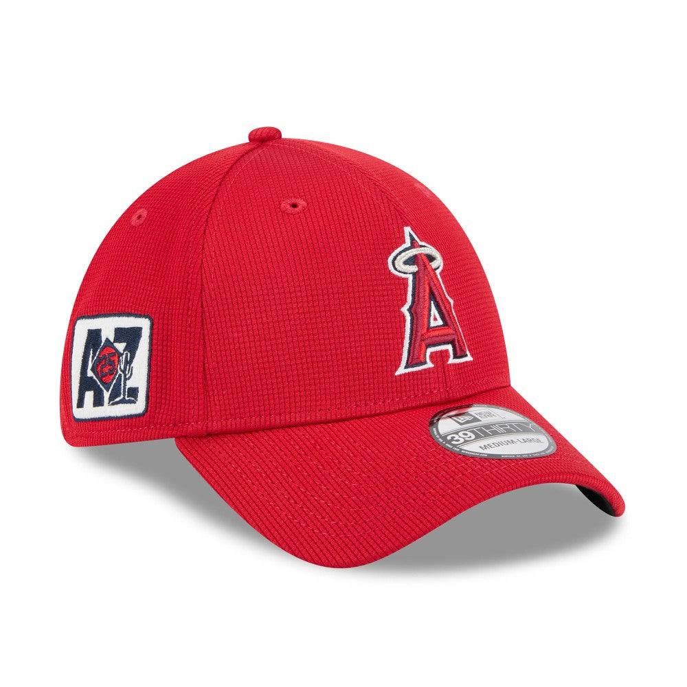 Los Angeles Angels 2025 Spring Training 39THIRTY Flex Hat - Red
