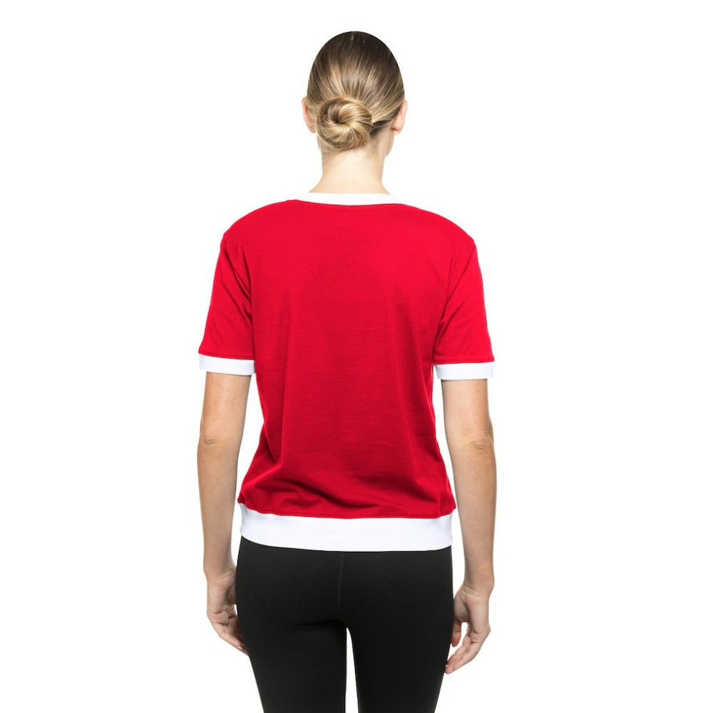New Jersey Devils New Era Women's Game Day Rhinestuds T-Shirt - Red T-shirts