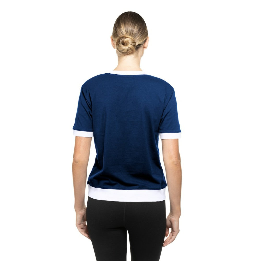 Seattle Kraken New Era Women's Game Day Rhinestuds T-Shirt - Deep Sea Blue T-shirts