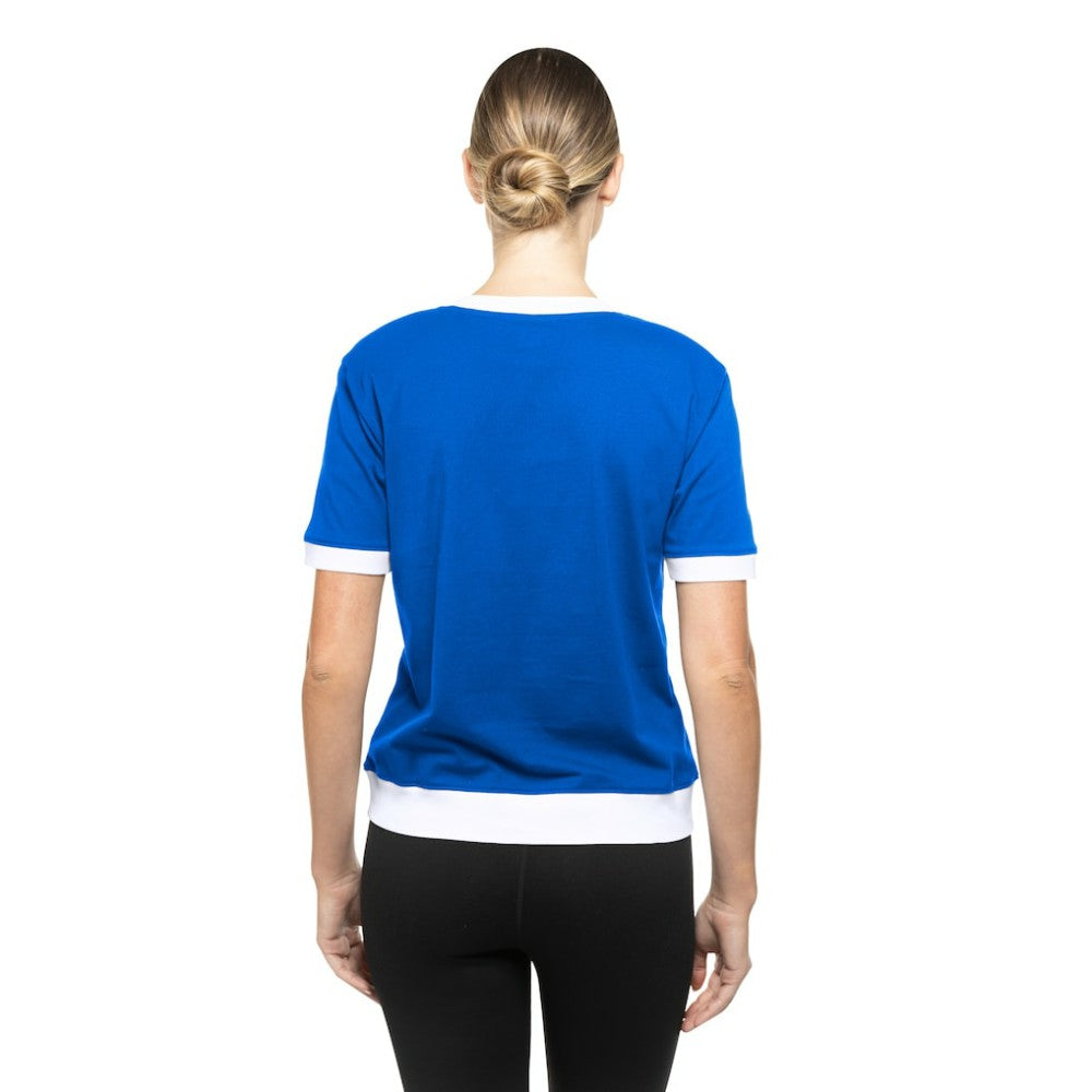 New York Rangers New Era Women's Game Day Rhinestuds T-Shirt - Blue T-shirts