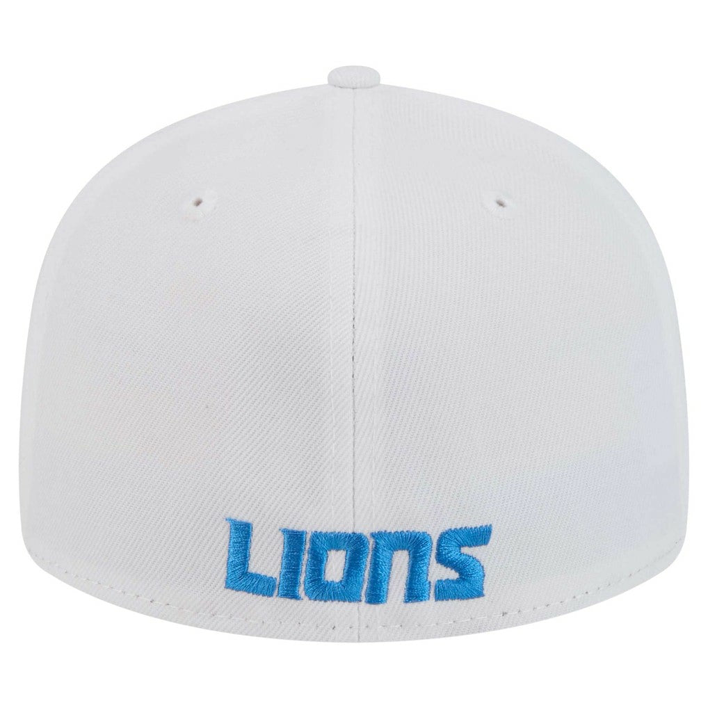 Detroit Lions New Era Omaha Low Profile 59FIFTY Fitted Hat - White discount