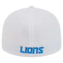 Detroit Lions New Era Omaha Low Profile 59FIFTY Fitted Hat - White discount