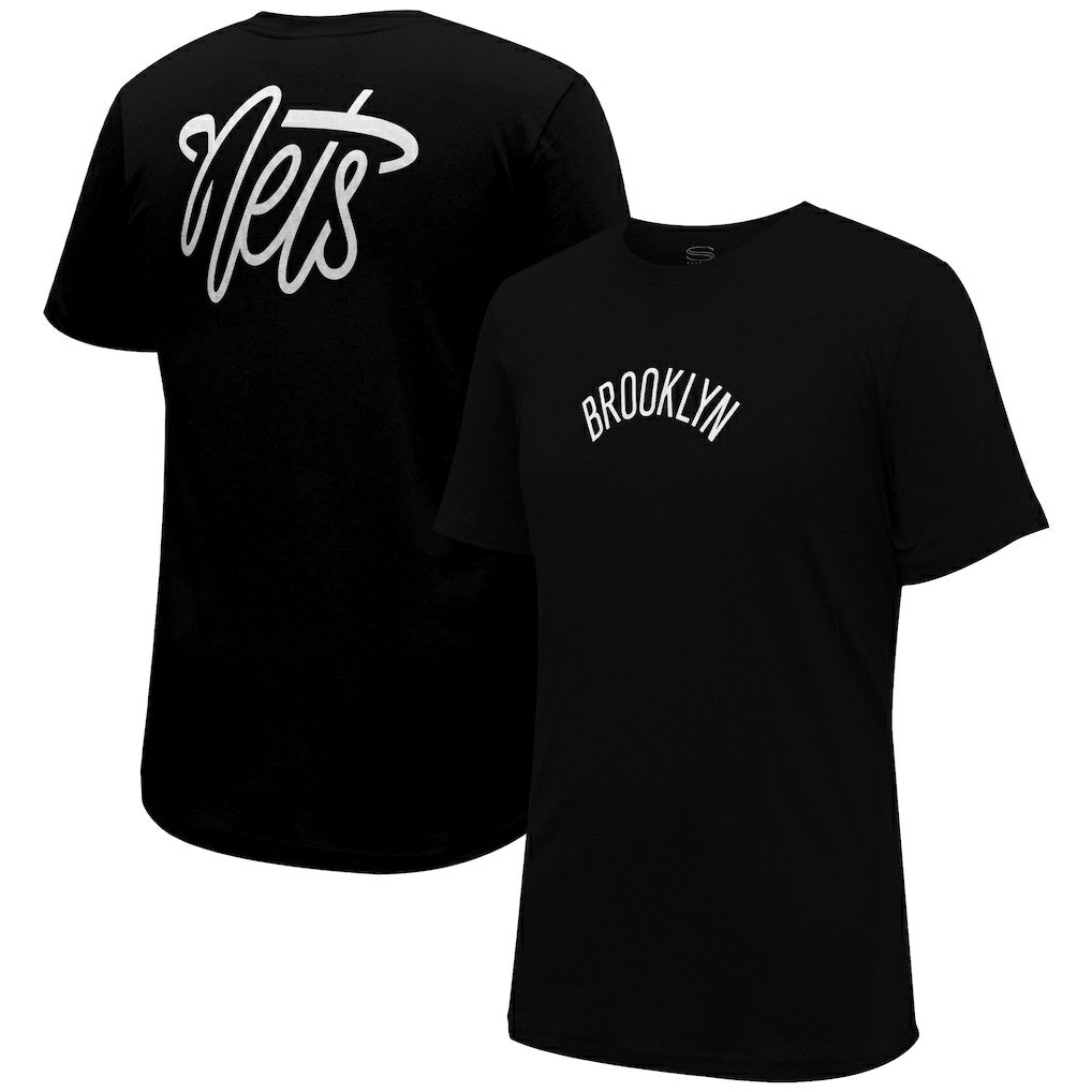 Brooklyn Nets Stadium Essentials Unisex Origins Script T-Shirt - Black discount